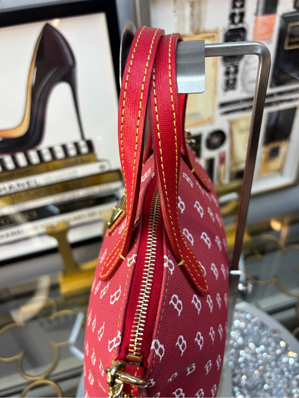 Dooney & Bourke Boston Red Sox Ruby Mini Crossbody Satchel NWOT - Picture 8 of 14